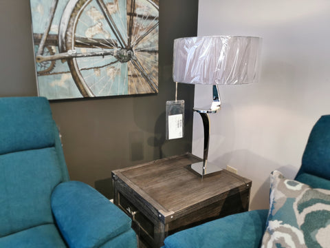 RT14125 Antique Nickel Table Lamp