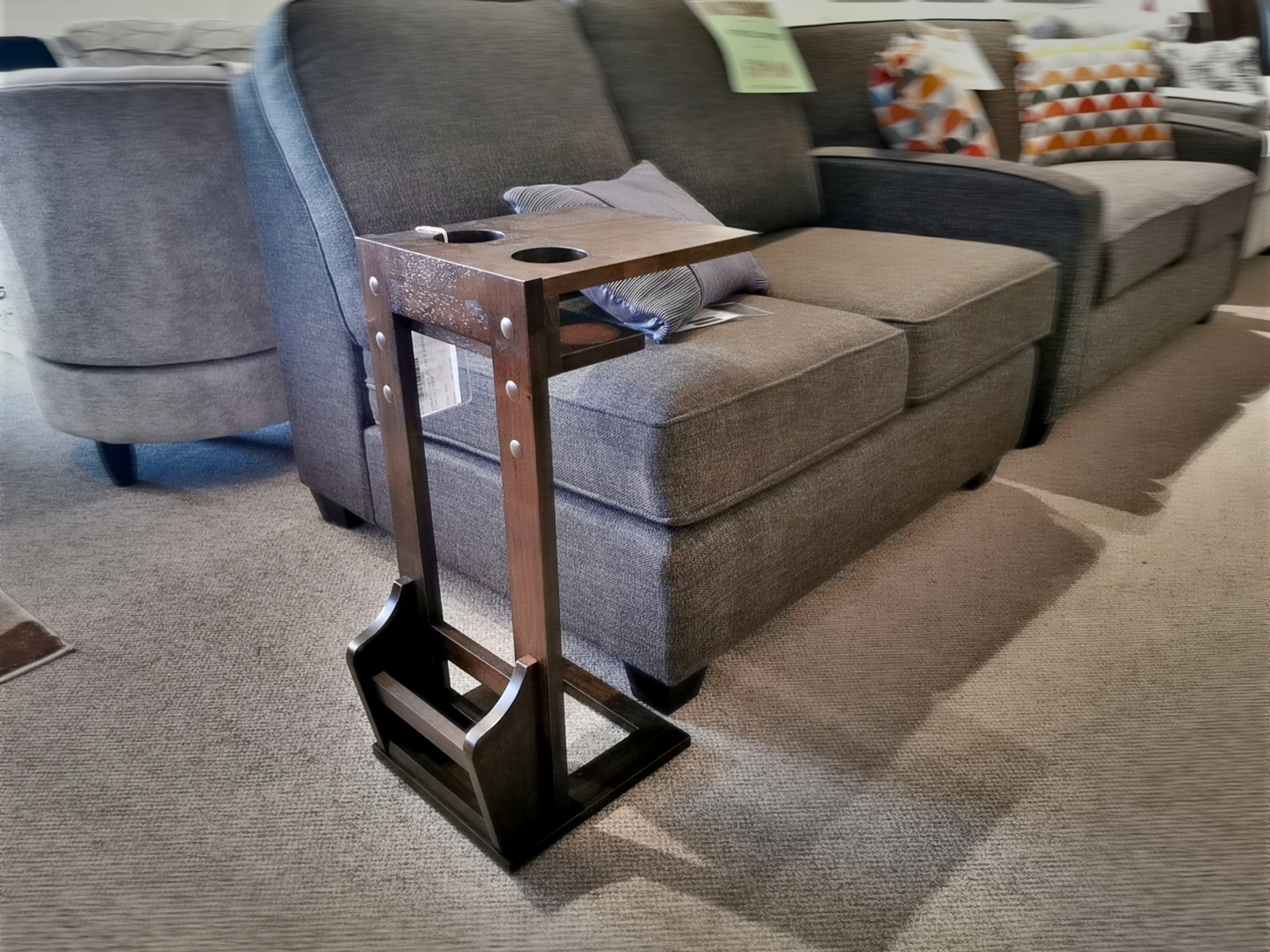 Sofa caddy table deals