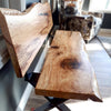 Spalted Maple 52" Backed Bench